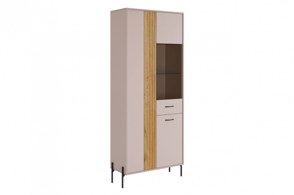 Двухдверный шкаф Доминика со стеклом (Мебельсон)